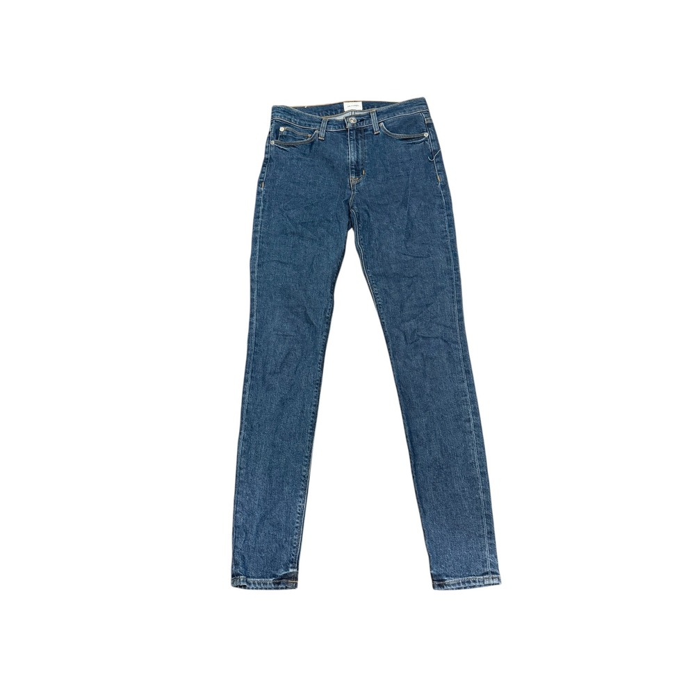 Hudson Size 26 Barbara High Waist Super Skinny Jeans Blue Denim 10 Inch Rise